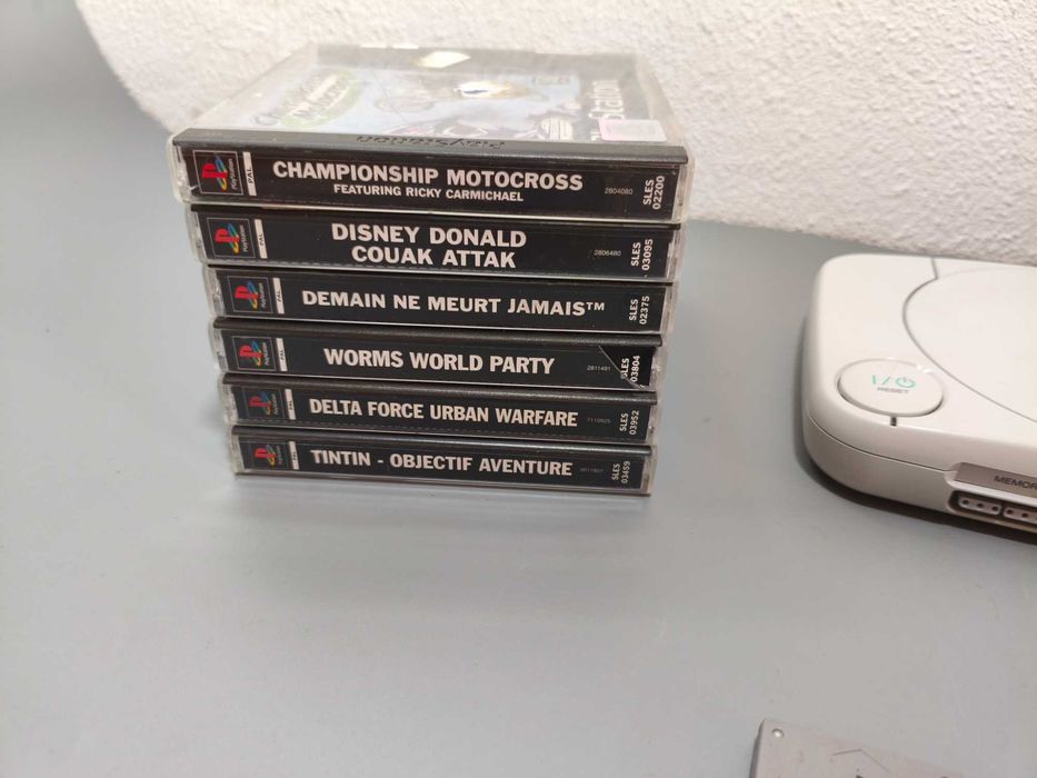 PSone + Jogos (Playstation 1)