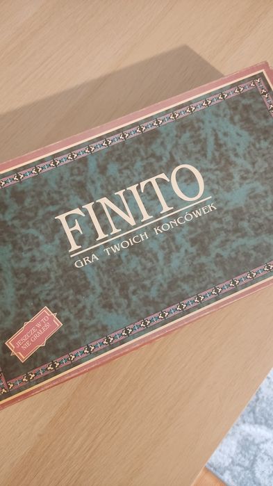 FINITO gra twoich końcówek - gra planszowa, biały kruk wśród gier