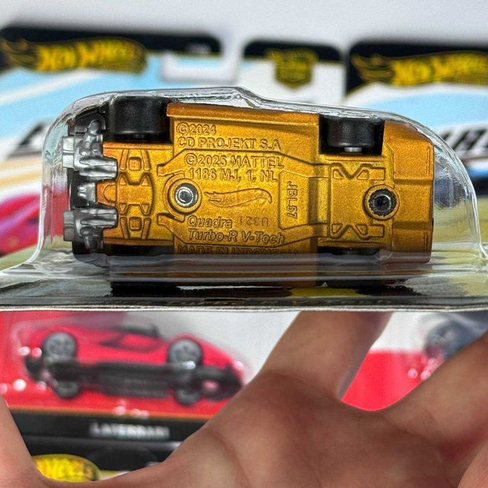 Машинка Premium Hot Wheels Cyberpunk 2077 Quadra Turbo-R Кіберпанк