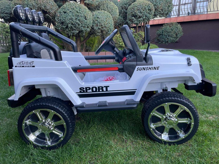 Auto na akumulator DUŻY JEEP dla dzieci 4×4 12V Samochód elektryczny