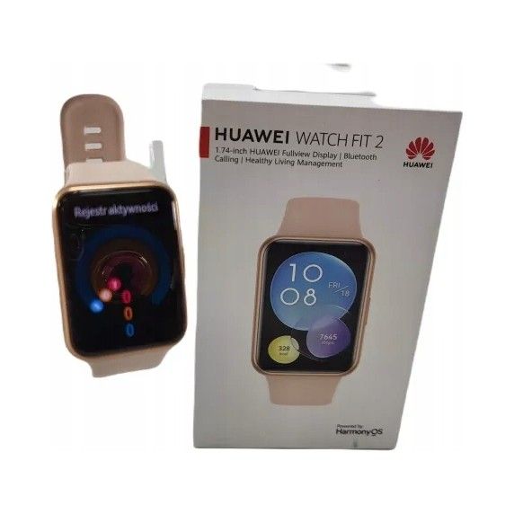 outlet smartwatch huawei watch fit 2 active różowy bluetooth 292 mah