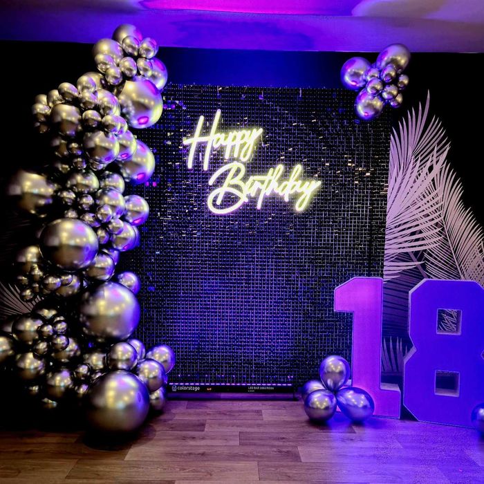 Ścianka balonowa komunie chrzest urodziny