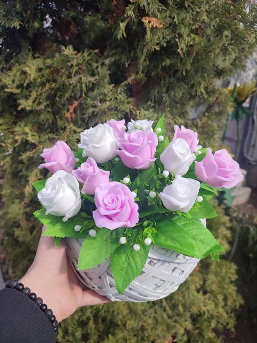 Букети з мила.Всі ручної роботи.