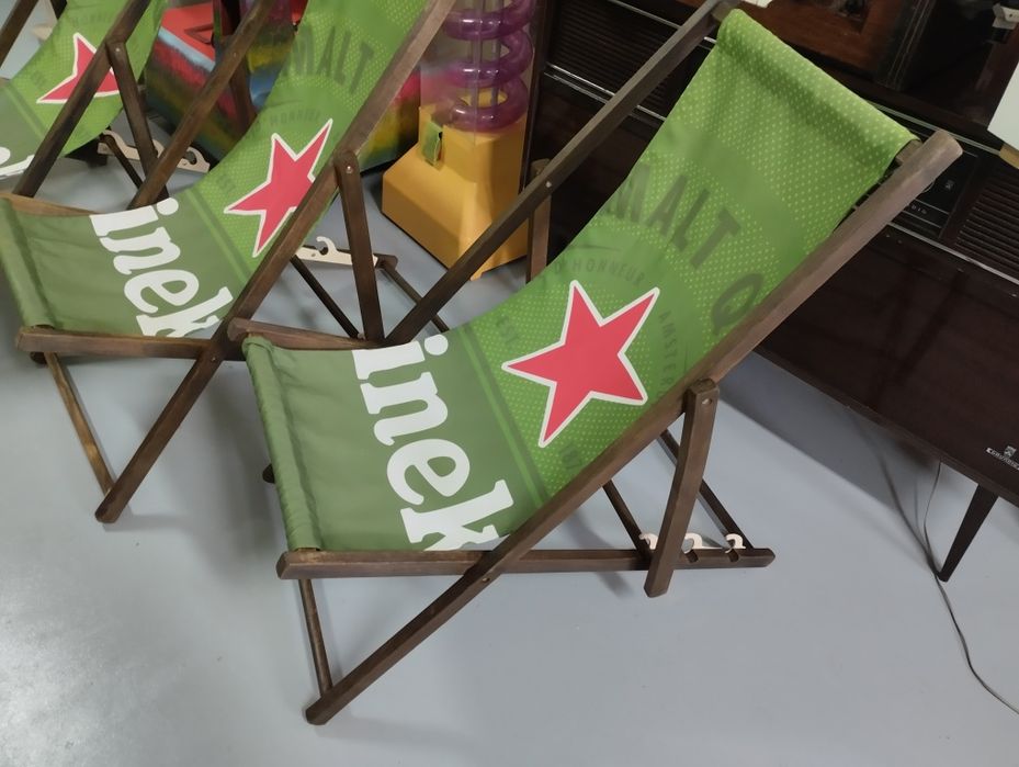 Cadeiras / espreguiçadeiras Heineken