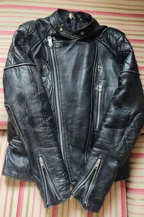 Шкіряна косуха з фурнітурою від YKK