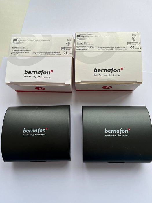 Продам два слухових апарати Bernafon LX3, BTE UP 2.4G NFM SABE LEOX 3в