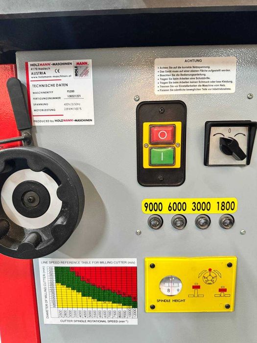 Tupia de Mesa HOLZMANN FS200-400V – Excelente Estado