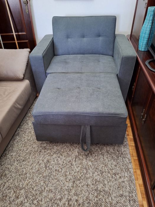 Sofá cama 1 lugar NOVO (cama 1,8m)