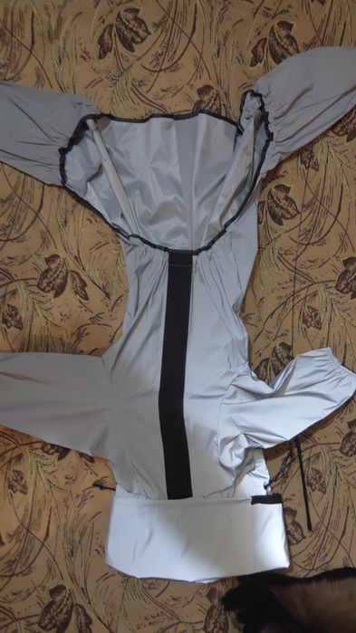 Дождевик из светоотражающей ткани размер 5хL