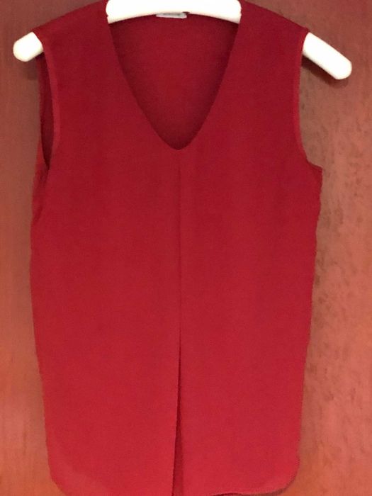 elegancki top ceglasty firmy intimissimi