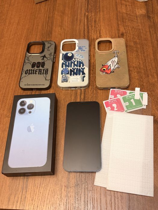 iPhone 13 Pro 128GB | Sierra Blue | Zestaw + Etui