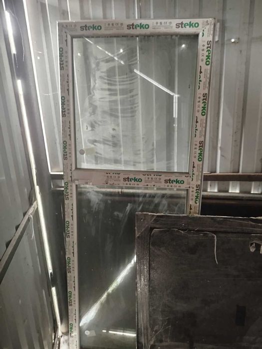 Балконний блок, двері + вікно, 1240х2340