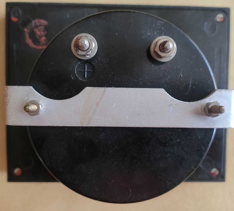 Amperomierz 60-0-60A do bocznika 60mV, 122x97mm