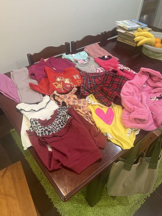 Roupa para menina varias pecas