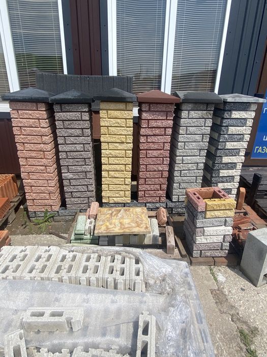 Цегла кая.Цегла на стовпчики.Цегла на паркан