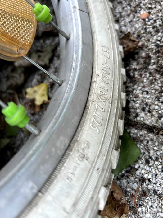 Rower miętowy dla dziewczynki marki Caria Star - 16 cali