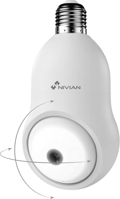 Kamera IP Nivian Super HD 2K / 1296p / 3MP (2304x1296) E27