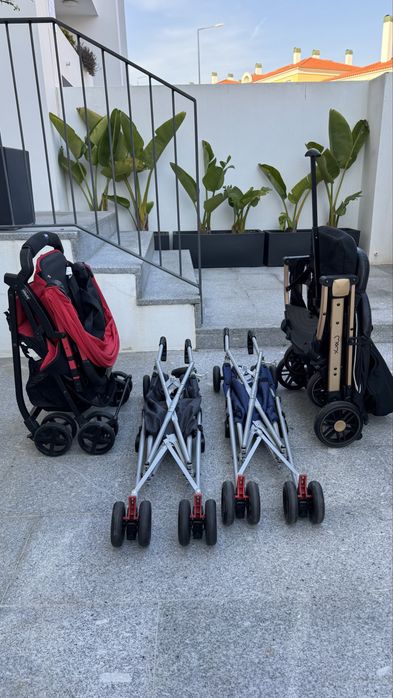 Pack 4 Carrinhos de Bebé (Chicco + Momi + 2 Bengala)