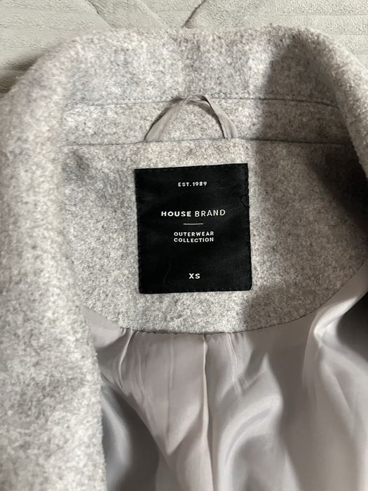 Пальто House XS вовна 50%