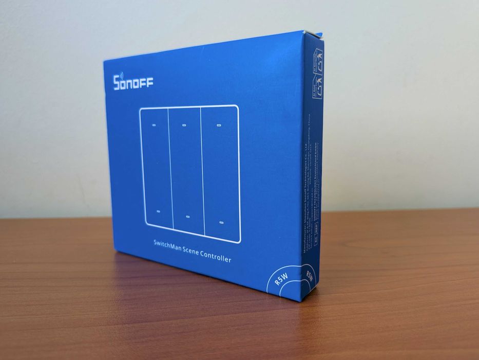 SONOFF SwitchMan R5W — comando sem fios de 6 botões