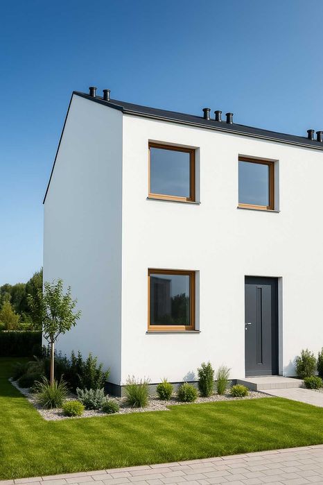 Nowy bliźniak, zamknięte osiedle, miejsce na 2 auta - pod Mrokowem