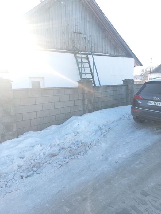 Цегляний будинок з надвірними спорудами