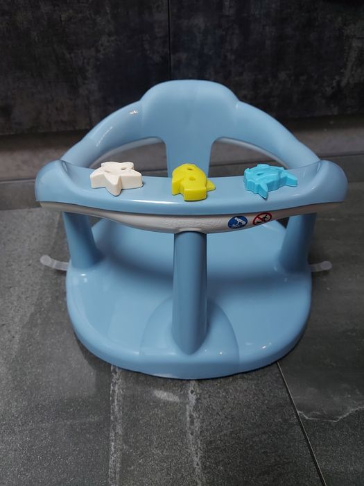 Niebieskie krzesełko do kąpieli Thermobaby Aquababy.