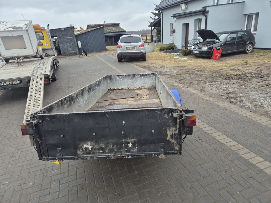 Przyczepka samochodowa 3.05x1.2 Alu burty