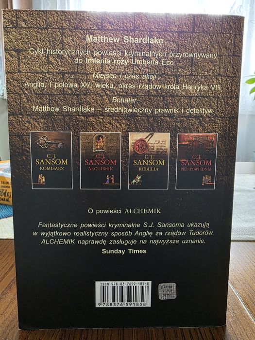 C.J. Sansom Alchemik