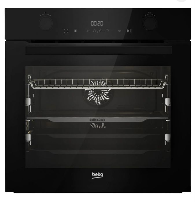 Piekarnik elektryczny Beko BBVM17400BPS bPro500 Split&Cook Termoobieg Czarny