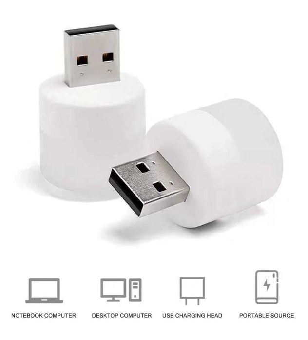 Нічник ночник світильник светильник міні лампочка 2 шт.