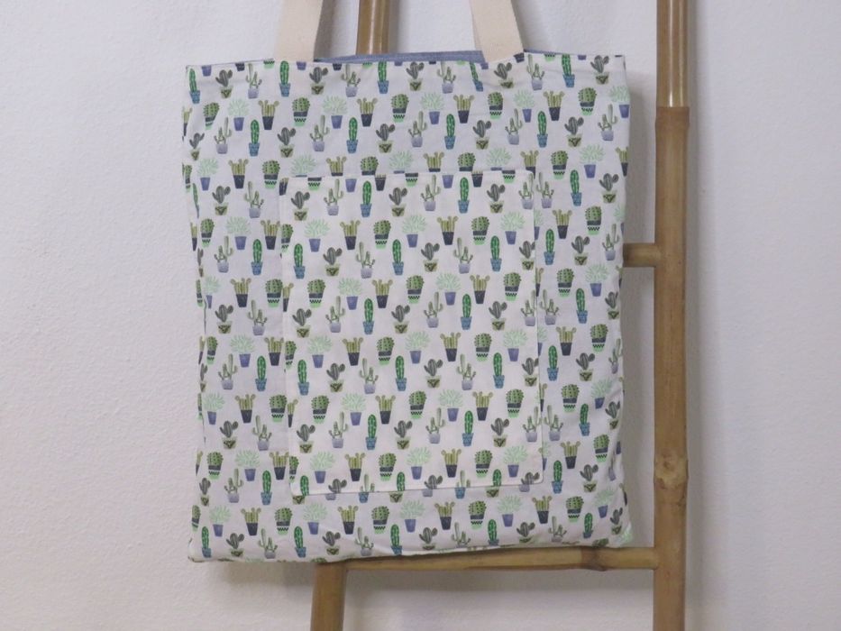 Totebag/Saco de alças reversível - NOVO