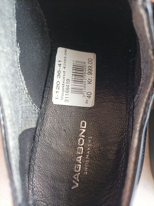 26cm 40 skórzane Vegabond eleganckie buty damskie wizytowe