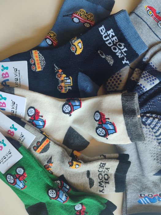 10 par skarpetek chłopięcy mix wzorów rozmiar 21 -23