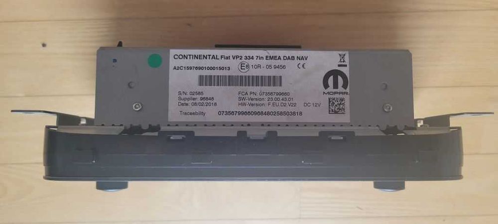 Fiat 500 500X radio
