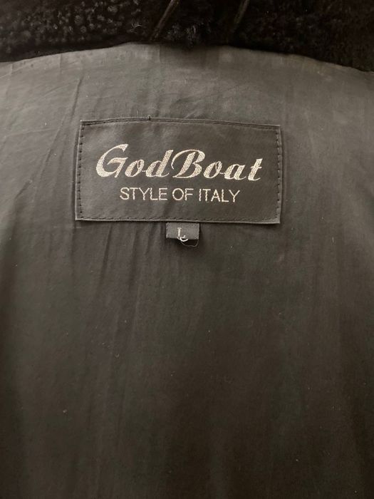 Шуба GodBoat Стриженый Мутон + Норка. Размер L. Личный гардероб.