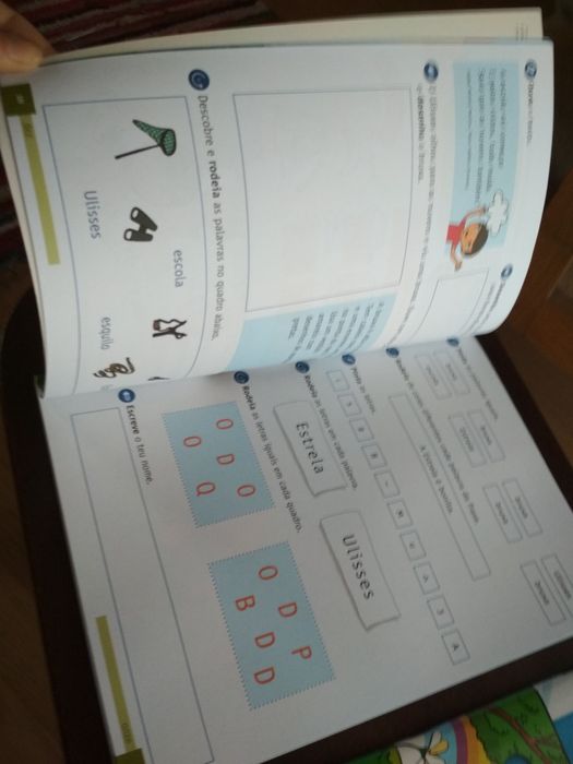Manuais e fichas português primeiro ano: a grande aventura e pasta mag