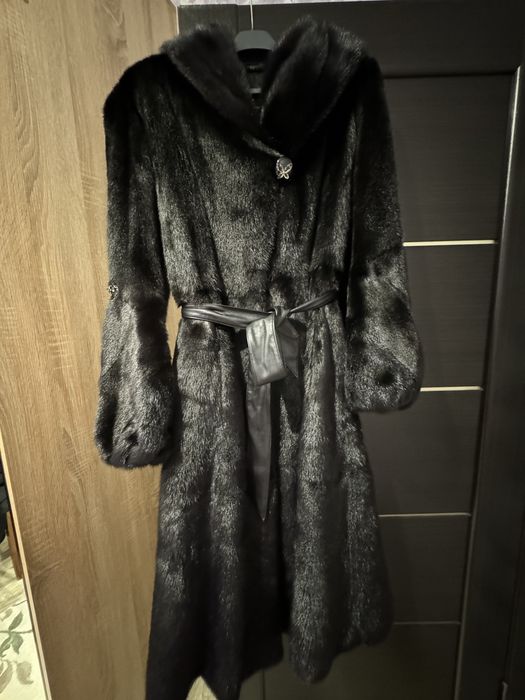 Норковая шуба фасон Кобра