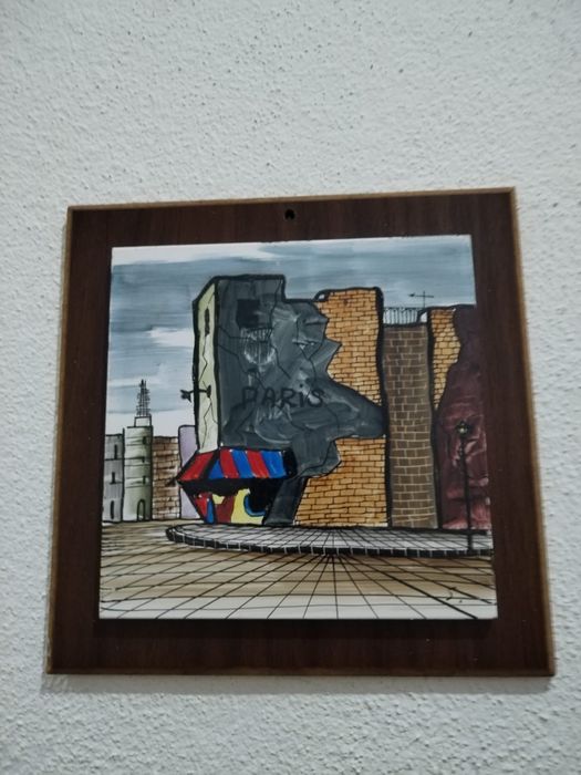 Conjunto 5 quadros de Azulejo . Tamanho quadrado