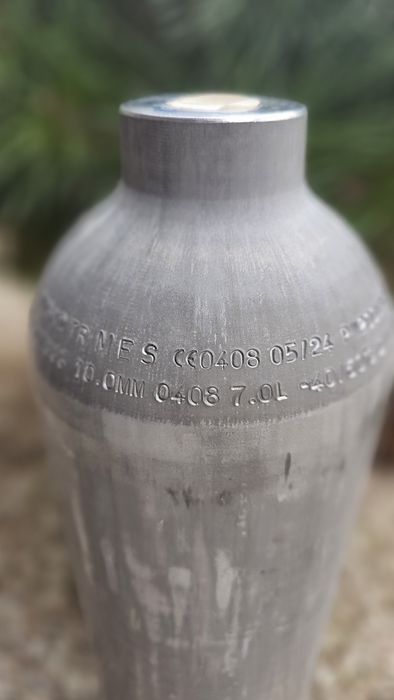 Butla Polaris aluminiowa 7 litrów nowa