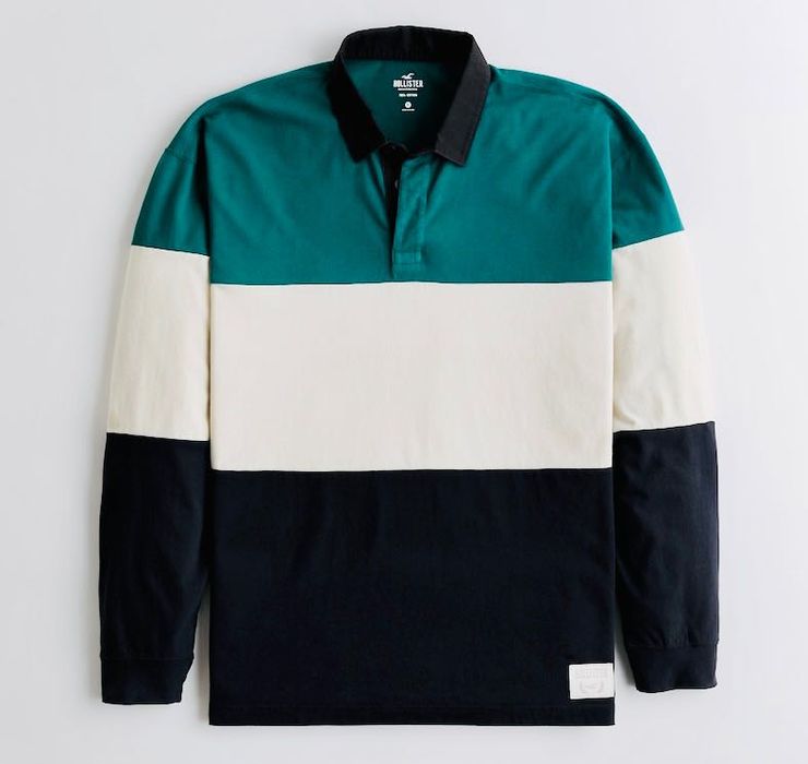 Bluza Hollister Co. Oversized Rugby Polo size: M