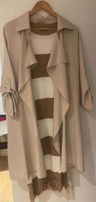 Vestido e casaco tamanho M