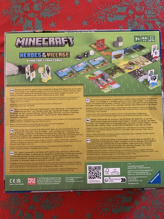 Minecraft Heroes of the Village (jogo tabuleiro)
