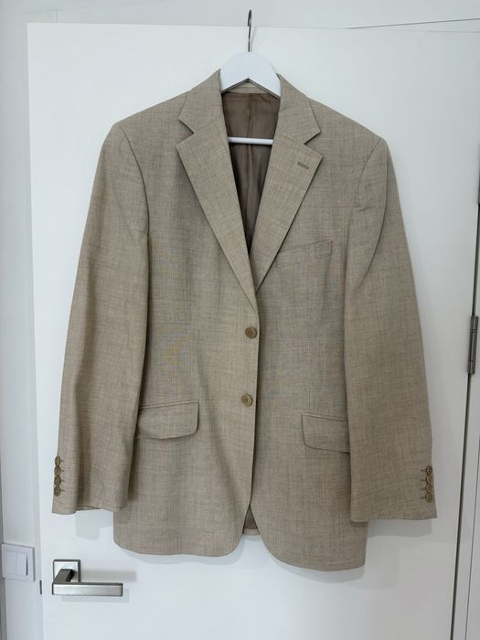 Піджак оверсайз кремовий беж жакет бежевий