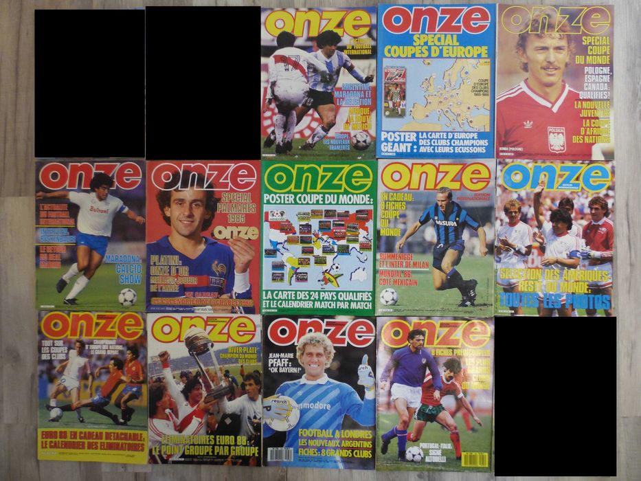 Lote de Revistas Onze