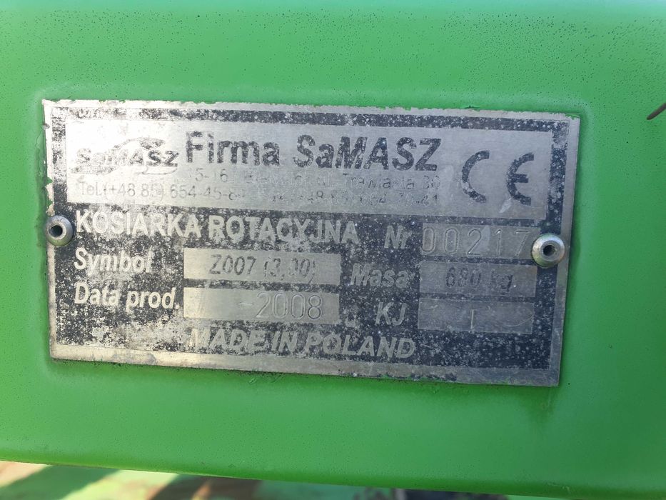Kosiarka bebnowa samasz