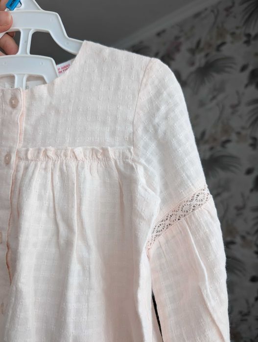 Сорочка блузка нарядна Рубашка нова на дівчинку 98 см Mango