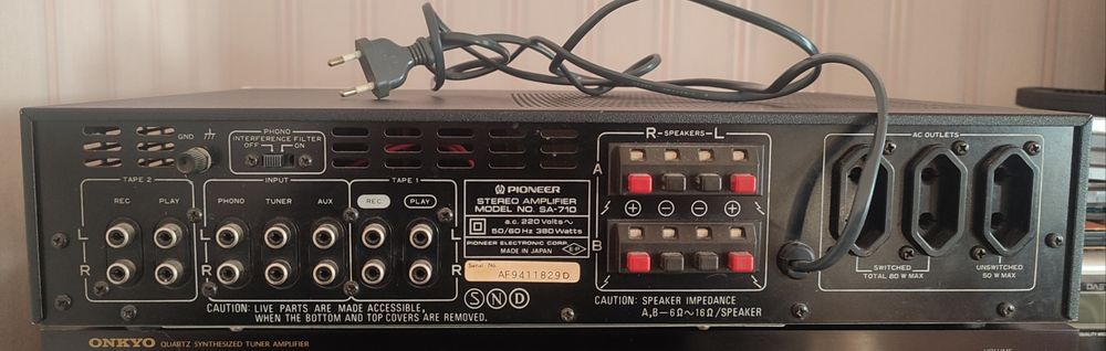 Pioneer SA-710!!! ЗВУК.