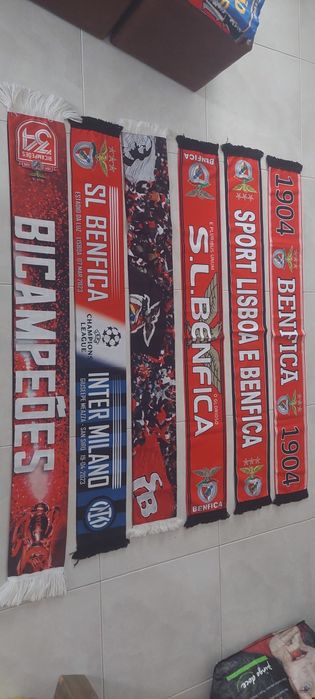 6 echarpes do SLBenfica