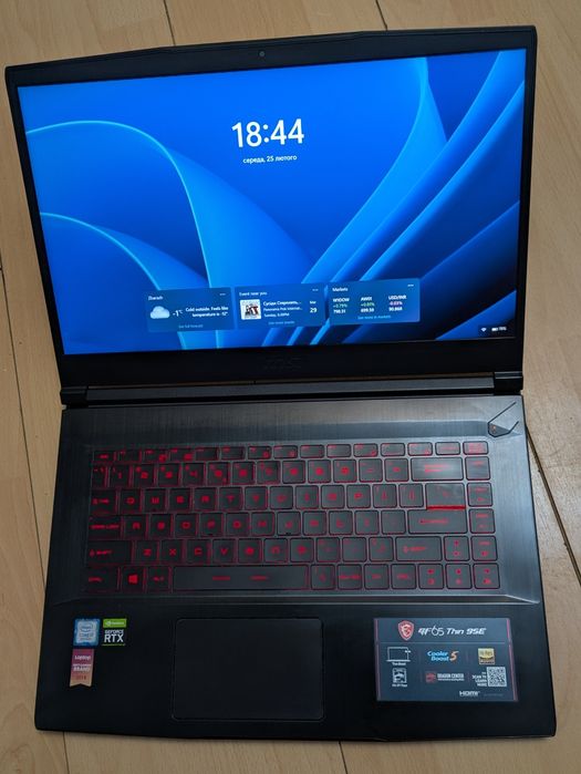 MSI MS-16W1  i7-9750H/16GB/512 SSD/RTX 2060 6GB